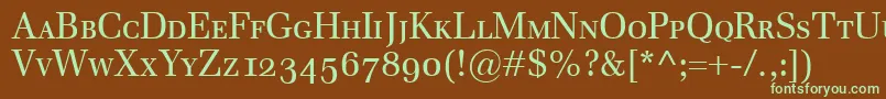 Подробнее о шрифте EmonaSmallcaps Шрифт EmonaSmallcaps – зелёные шрифты на коричневом фоне