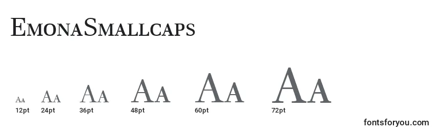 EmonaSmallcaps Font Sizes