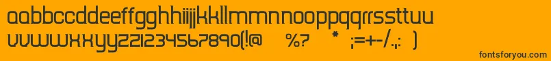 Tripserifce Font – Black Fonts on Orange Background