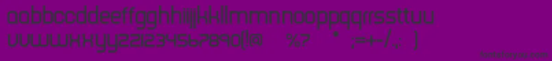 フォントTripserifce – 紫の背景に黒い文字