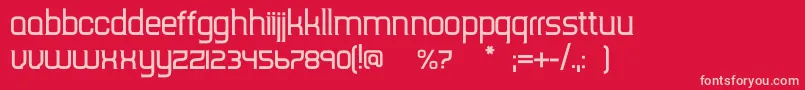 Tripserifce Font – Pink Fonts on Red Background