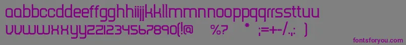 Tripserifce Font – Purple Fonts on Gray Background