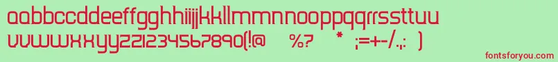 Tripserifce Font – Red Fonts on Green Background