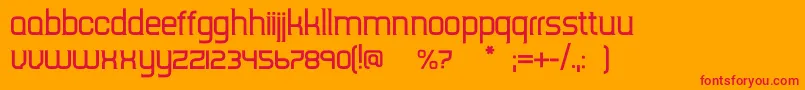 Tripserifce Font – Red Fonts on Orange Background