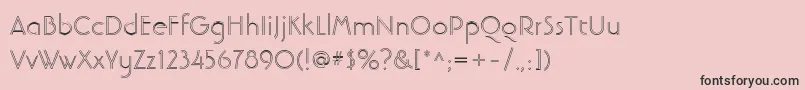 More about LinotypebanjomanopenLight Font LinotypebanjomanopenLight Font – Black Fonts on Pink Background