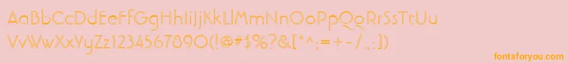 En savoir plus sur la police LinotypebanjomanopenLight Police LinotypebanjomanopenLight – polices orange sur fond rose