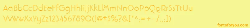 More about LinotypebanjomanopenLight Font LinotypebanjomanopenLight Font – Orange Fonts on Yellow Background