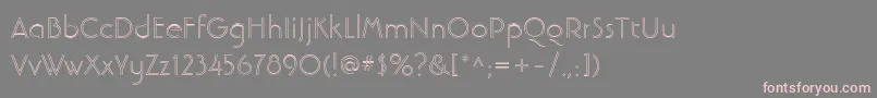 Saiba mais sobre a fonte LinotypebanjomanopenLight Fonte LinotypebanjomanopenLight – fontes rosa em um fundo cinza