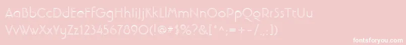 fuente LinotypebanjomanopenLight – Fuentes Blancas Sobre Fondo Rosa