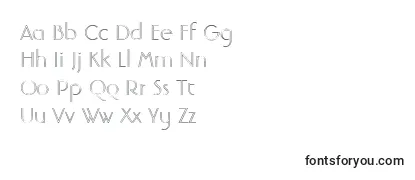 LinotypebanjomanopenLight -fontin tarkastelu
