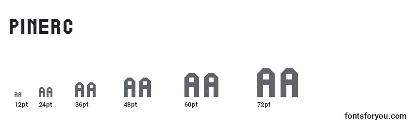 PineRc Font Sizes