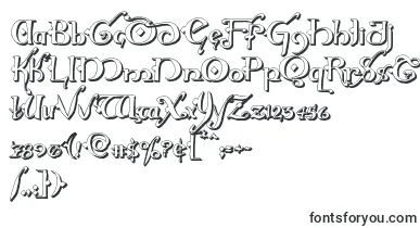 Hollyjingle3D font – Fonts By Shape