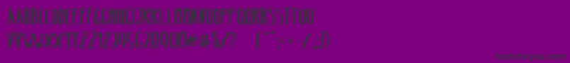 BeltaBold Font – Black Fonts on Purple Background