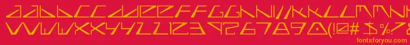 En savoir plus sur la police Biasel Police Biasel – polices orange sur fond rouge