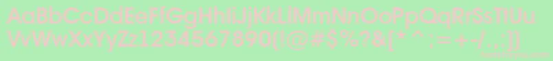 En savoir plus sur la police Avant15 Police Avant15 – polices roses sur fond vert