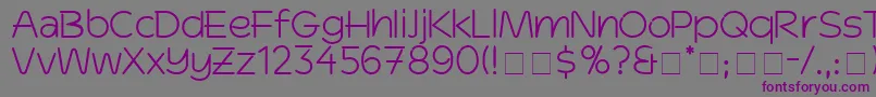 DinkoSsi Font – Purple Fonts on Gray Background