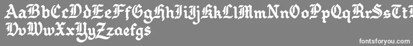 Gothballcrap Font – White Fonts on Gray Background