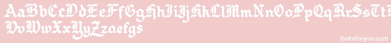 Gothballcrap Font – White Fonts on Pink Background