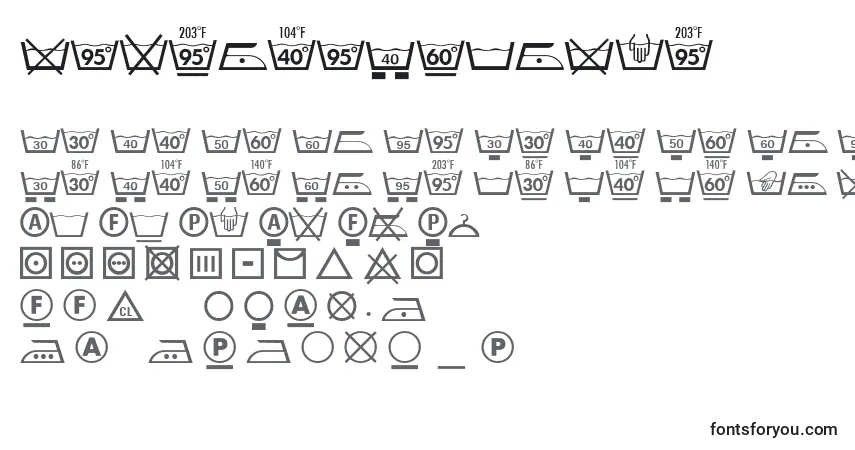 Fuente TextileLhPiTwo - alfabeto, números, caracteres especiales
