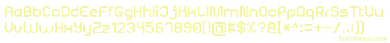 RoundedSansSerif7 Font – Yellow Fonts