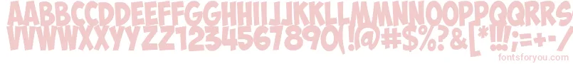 ObelixproitCyr Font – Pink Fonts on White Background