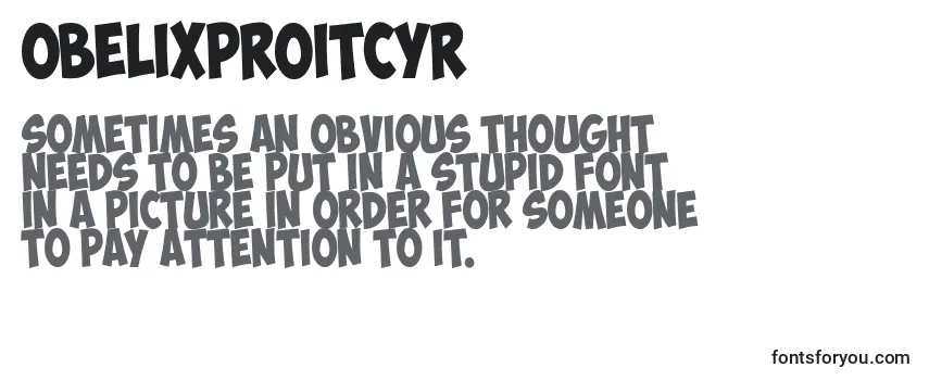 ObelixproitCyr Font