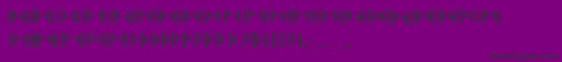 Centreclimbers Font – Black Fonts on Purple Background