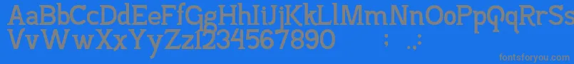 PajarakanStuds Font – Gray Fonts on Blue Background