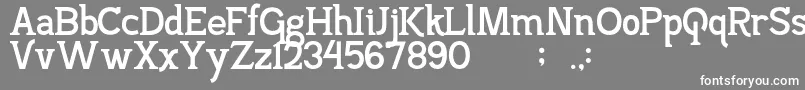 PajarakanStuds Font – White Fonts on Gray Background