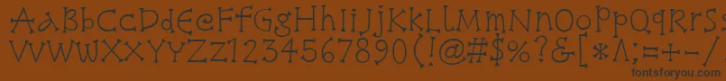 More about SnowburstoneRegular Font SnowburstoneRegular Font – Black Fonts on Brown Background