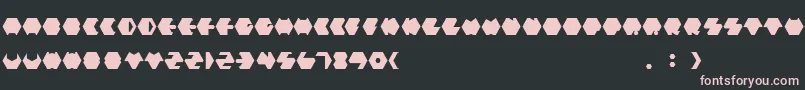 Payopony Font – Pink Fonts on Black Background