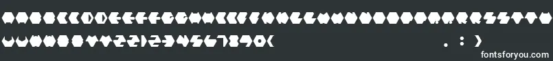 Payopony Font – White Fonts on Black Background