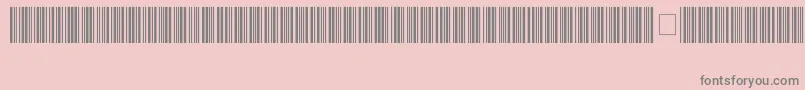 Code39HochLogitogo-Schriftart – Graue Schriften auf rosa Hintergrund