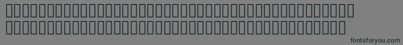 Cybillistzsh Font – Black Fonts on Gray Background