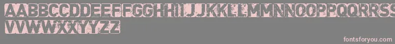 CfpunkisnotdeadRegular Font – Pink Fonts on Gray Background