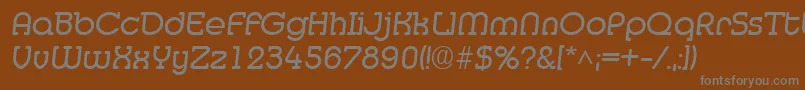 More about MedflyRegular Font MedflyRegular Font – Gray Fonts on Brown Background