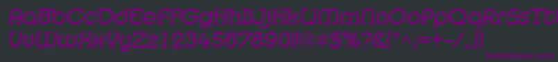 MedflyRegular Font – Purple Fonts on Black Background
