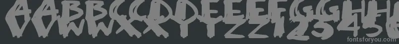 Подробнее о шрифте SuperSketch Шрифт SuperSketch – серые шрифты на чёрном фоне