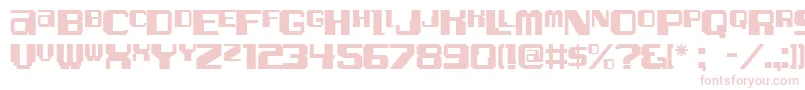 AlphaTestJl-Schriftart – Rosa Schriften