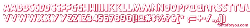 Burgerdoodletwonf Font – Red Fonts on White Background