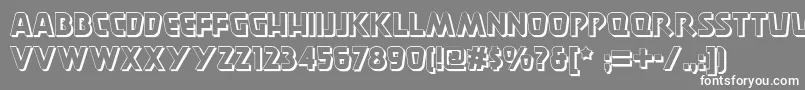 Burgerdoodletwonf Font – White Fonts on Gray Background