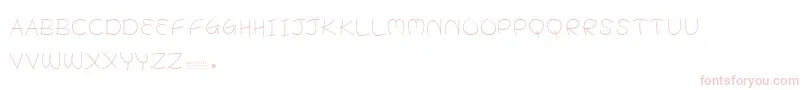 BabyPotato Font – Pink Fonts on White Background