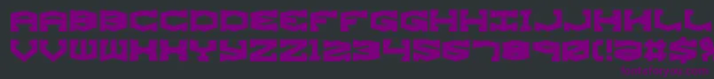 GyroseShiftBrk Font – Purple Fonts on Black Background