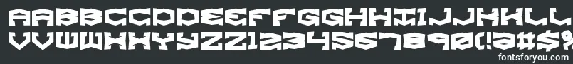 GyroseShiftBrk Font – White Fonts
