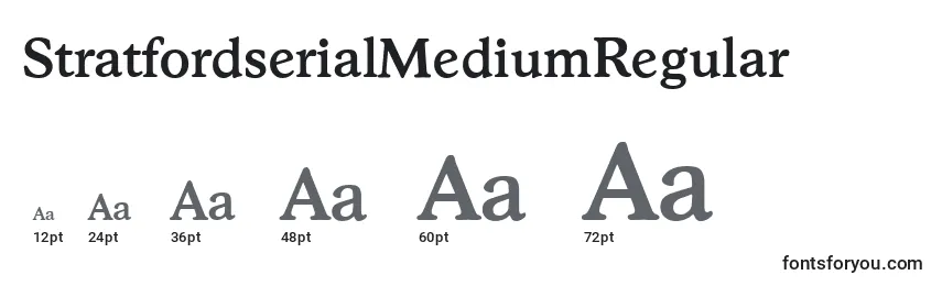 StratfordserialMediumRegular font sizes