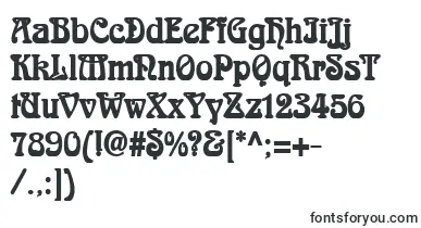 AidanThinBold font – vintage Fonts