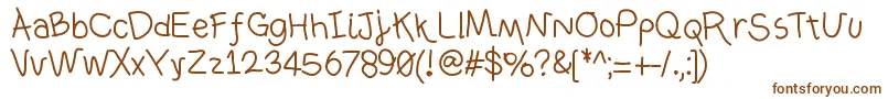 Ownhand Font – Brown Fonts