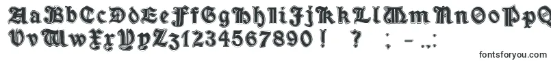 Шрифт MinimO – тяжелые шрифты