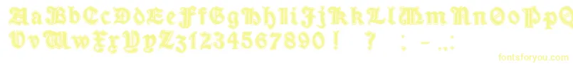 More about MinimO Font MinimO Font – Yellow Fonts on White Background