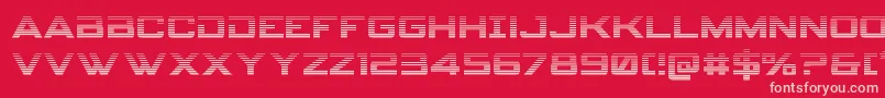 Spyagencyv3grad Font – Pink Fonts on Red Background